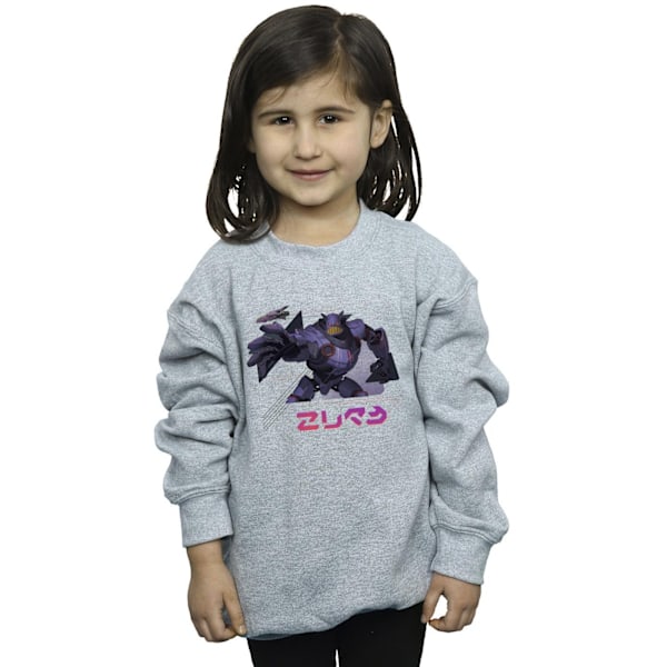 Disney Girls Lightyear Zurg Complex Sweatshirt 7-8 år Sport Sports Grey 7-8 Years