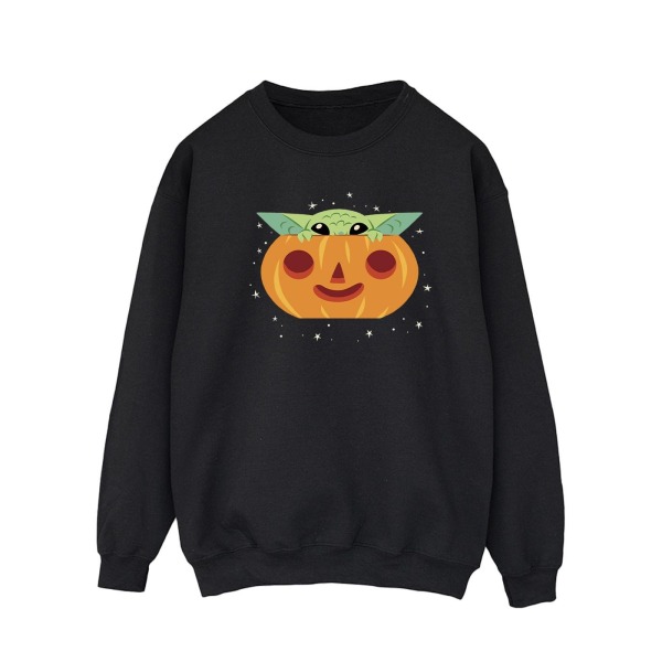 Star Wars Mens The Mandalorian Grogu Pumpkin Sweatshirt M Svart Black M
