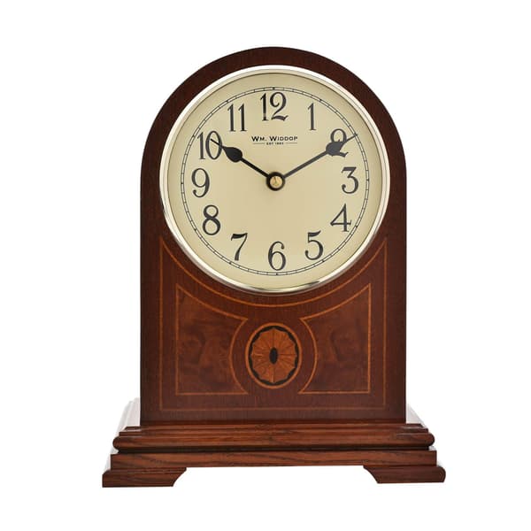 Wm Widdop Trä Barrister Mantel Klocka West, 4x4, Ave Marie One Walnut One Size