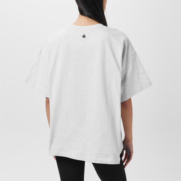 4th & Reckless Dam/Dam Regular T-shirt 14 UK Gråmelerad Grey Marl 14 UK