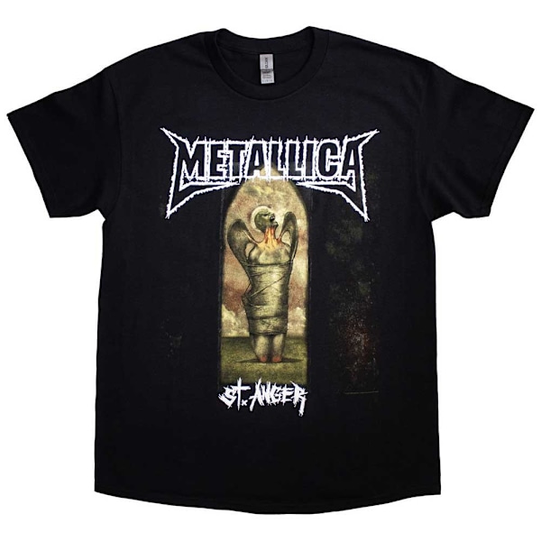 Metallica Unisex Adult St Anger Angel T-Shirt M Svart Black M