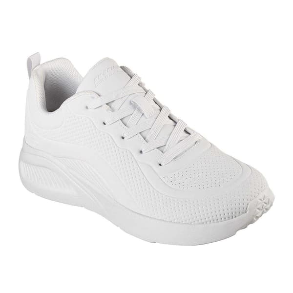 Skechers Damer Bob Buno Logo Sneakers 4 UK Vit White 4 UK