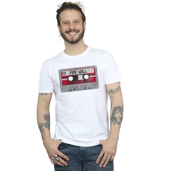 Netflix Stranger Things Kassett Till Will T-shirt XL Vit White XL