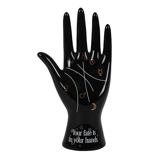 Något Annorlunda Palmistry Prydnad En Storlek Svart/Guld Black/Gold One Size