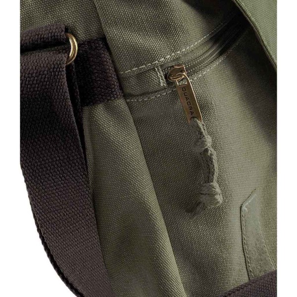 Quadra Vintage Messenger Bag One Size Vintage Military Green Vintage Military Green One Size
