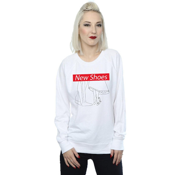 Disney Princess Dam/Damer Askungen Nya Skor Sweatshirt X White XXL