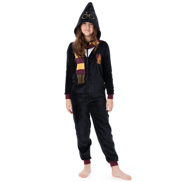 Harry Potter Barn/Barn Gryffindor Pyjamas 7-8 År Svart Black 7-8 Years