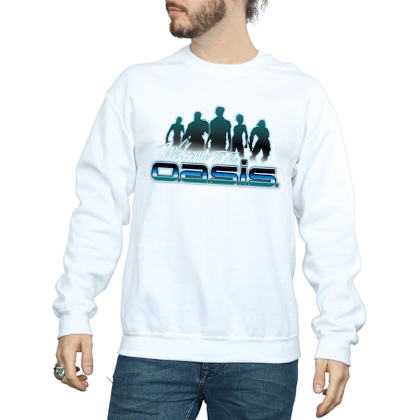 Ready Player One Herr Welcome To The Oasis Sweatshirt S Vit White S
