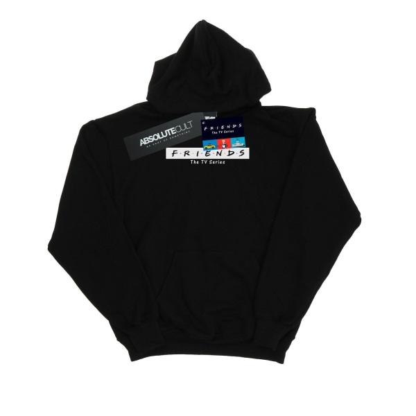 Friends Herr Logo Block Hoodie L Svart Black L