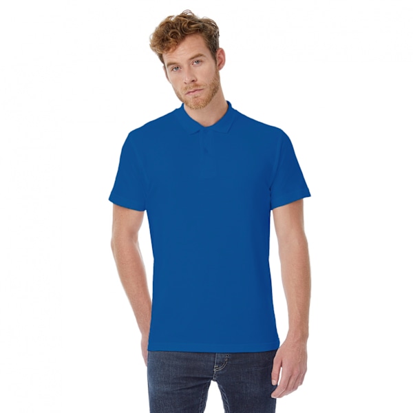 B&C ID.001 Herr Kortärmad Polotröja 4XL Royal Royal 4XL