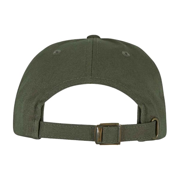 Flexfit Unisex Låg Profil Bomulls Twill Keps En Storlek Bränd Oliv Burnt Olive One Size