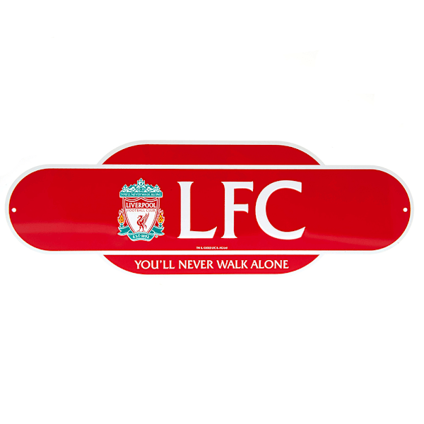 Liverpool FC You´ll Never Walk Alone Retro Plaque One Size Röd/ Red/White One Size