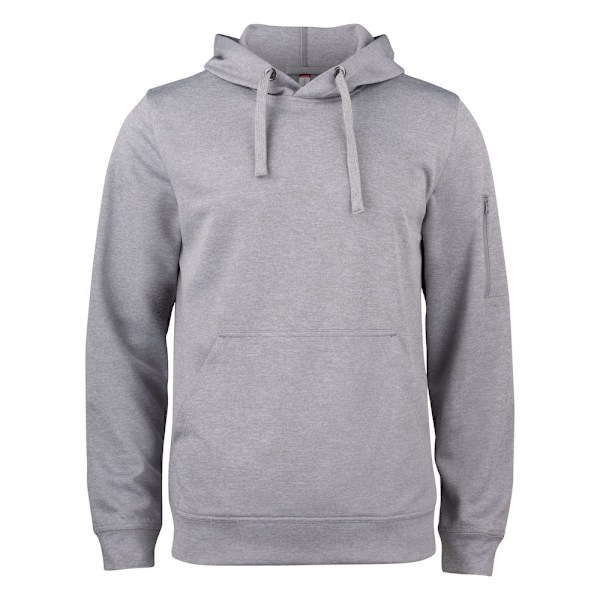 Clique Unisex Vuxen Basic Active Hoodie M Grå Melange Grey Melange M