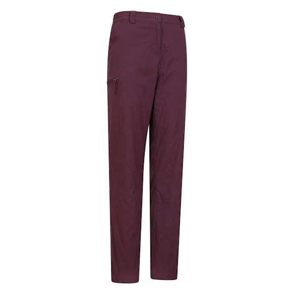 Mountain Warehouse Dam Stretch Vandringsbyxor för Kvinnor/Damer Vinter Burgundy 10 UK