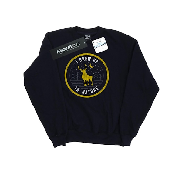Disney Herr Frozen 2 Sven I Grew Up In Nature Sweatshirt XL Nav Navy Blue XL