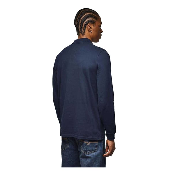 Weekend Offender Långärmad Pikétröja för Herr L Marinblå Navy L