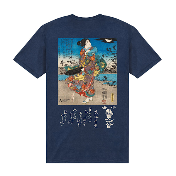 Ashmolean Museum Unisex Vuxen Porträtt T-shirt XXL Marinblå Navy Blue XXL