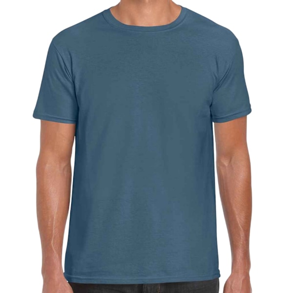 Gildan Herr Kortärmad Soft-Style T-Shirt 2XL Indigo Blå Indigo Blue 2XL
