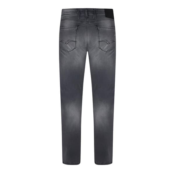 Replay Herr Anbass Slim Jeans i Bomullsblandning 36S Grå Grey 36S