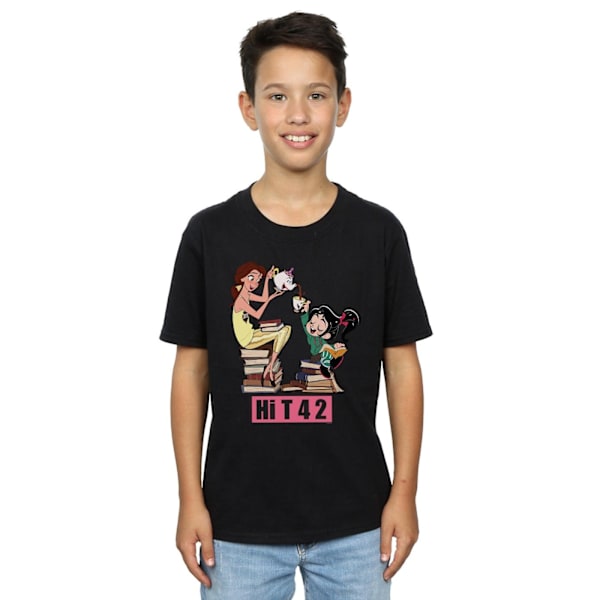 Disney Boys Wreck It Ralph Belle Och Vanellope T-Shirt 12-13 År Black 12-13 Years