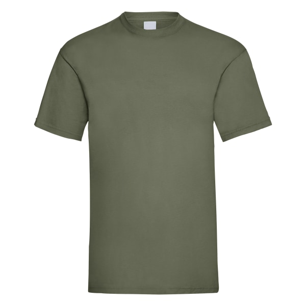 Herr värde kortärmad Casual T-shirt Medium Olivgrön Olive Green Medium