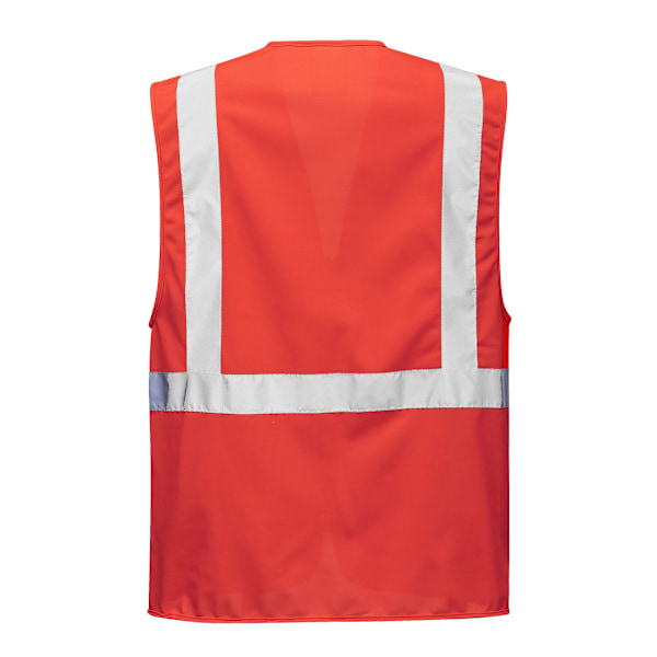 Portwest Unisex Vuxen Iona Executive Hi-Vis Väst S Röd Red S