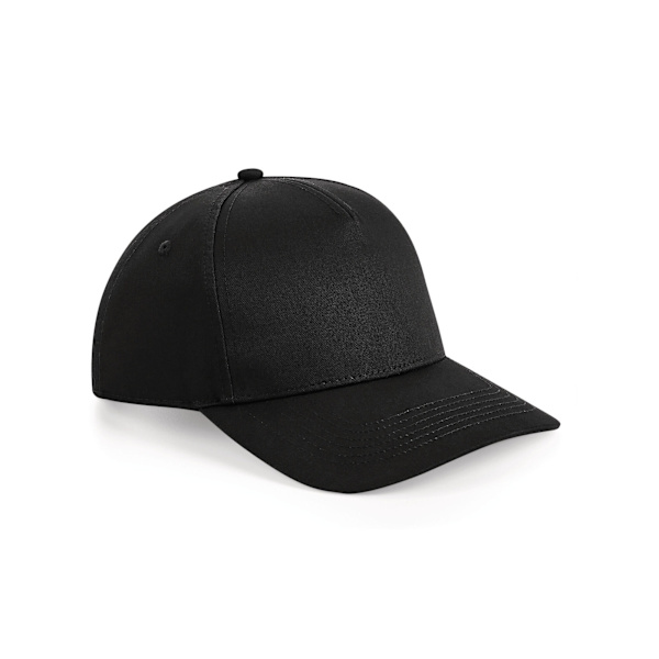 Beechfield Urbanwear 5 Panel Snapback Cap One Size Svart Black One Size