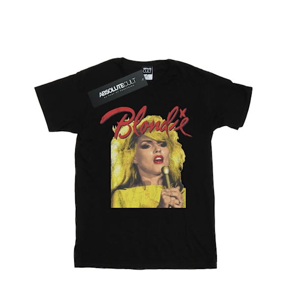 Blondie Girls Singing With Mic Bomull T-shirt 12-13 år Svart Black 12-13 Years