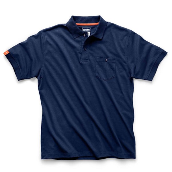 Scruffs Herr Polotröja XS Marinblå Navy XS