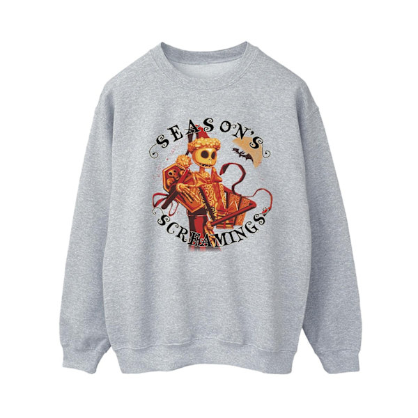 Disney Dam/Kvinnor The Nightmare Before Christmas Seasons Scr Sports Grey XXL