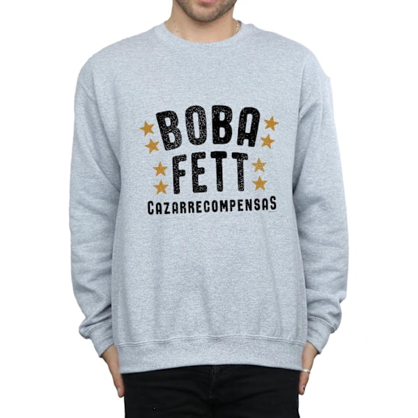 Star Wars Herr Boba Fett Legends Tribute Sweatshirt XXL Sports Sports Grey XXL