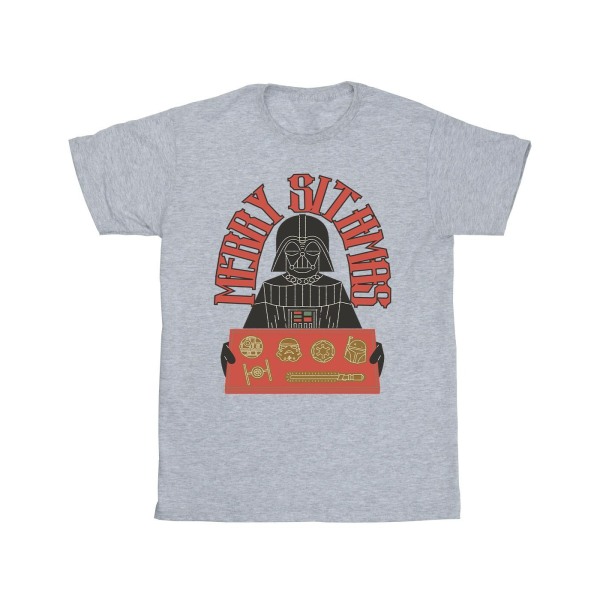 Star Wars Boys Episode IV: A New Hope Merry Sithmas T-shirt 9-11 Sports Grey 9-11 Years