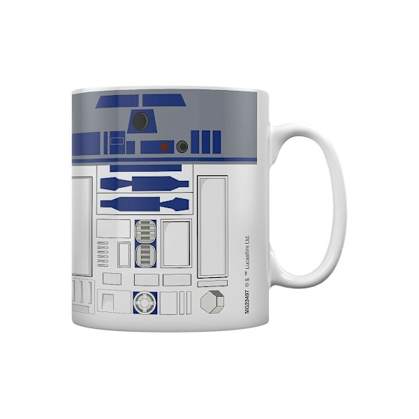 Star Wars R2-D2 Mugg En Storlek Vit/Blå/Grå White/Blue/Grey One Size