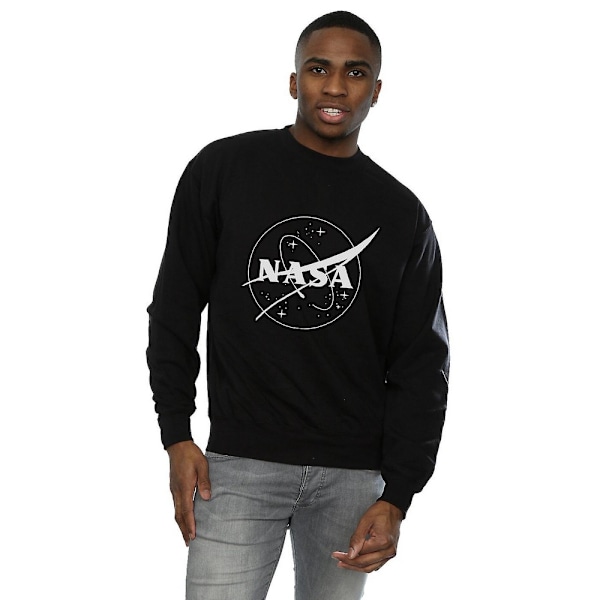 NASA Classic Insignia Logo Sweatshirt 3XL Svart Black 3XL