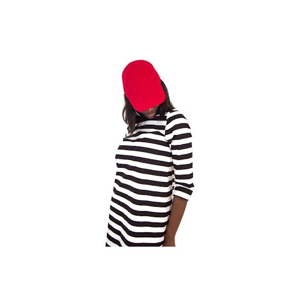 Atlantis Liberty Five Heavy Brush Cotton 5 Panel Cap One Size R Red One Size