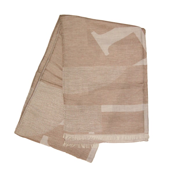 Hackett Dam/Damer Bomullsscarf En Storlek Beige Beige One Size