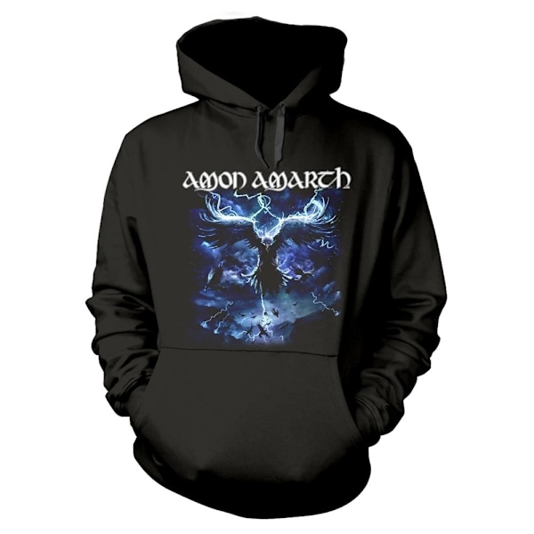 Amon Amarth Unisex Vuxen Raven´s Flight Hoodie L Svart Black L