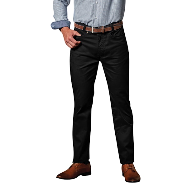 Premier herrprestandachinos 40R svart Black 40R