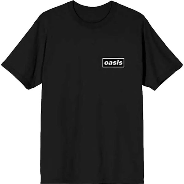 Oasis Unisex Vuxen Some Might Say Texttryck på Ryggen T-Shirt L Blå Black L