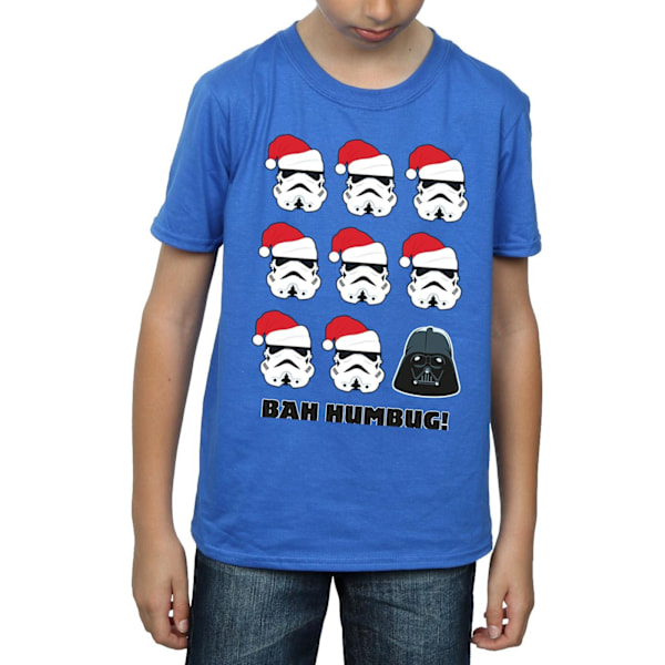 Star Wars Boys Jul Humbug T-shirt 12-13 år Kunglig Blå Royal Blue 12-13 Years