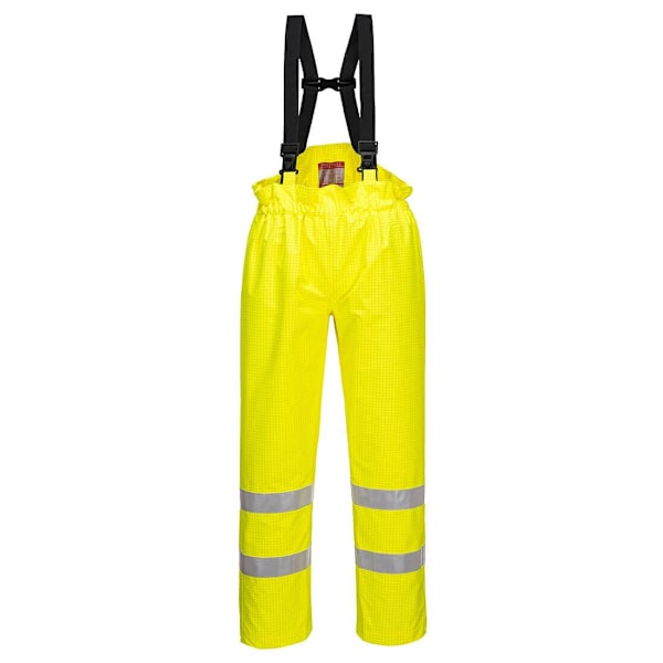Portwest Bizflame Regn Hi-Vis Byxor 4XL Gul Yellow 4XL