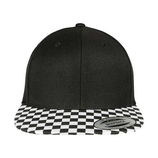 Flexfit By Yupoong Checkerboard Snapback Cap One Size Svart/Vit Black/White One Size