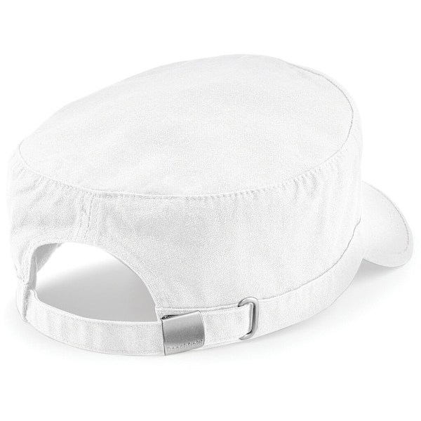 Beechfield Army Cap / Huvudbonad One Size Vit White One Size