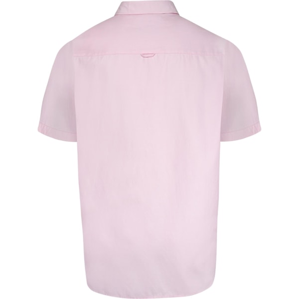 Duke Herr D555 James Oxford Kingsize Kortärmad Skjorta 8XL Rosa Pink 8XL