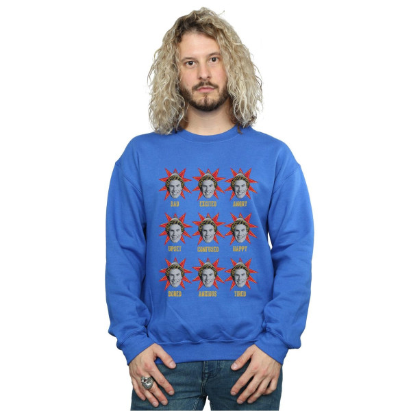 Elf Mens Buddy Moods Sweatshirt XL Royal Blue Royal Blue XL