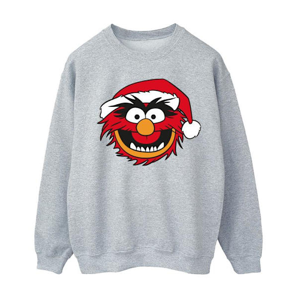 Disney Mens The Muppets Animal Jultröja M Sports Grå Sports Grey M