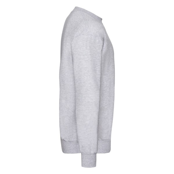 Fruit Of The Loom Lättviktig Tröja med Nedhasad Axel för Män S H Heather Grey S