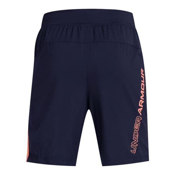 Under Armour Barn/Kids Texturerade Logoshorts 9-10 År Blå Blue 9-10 Years