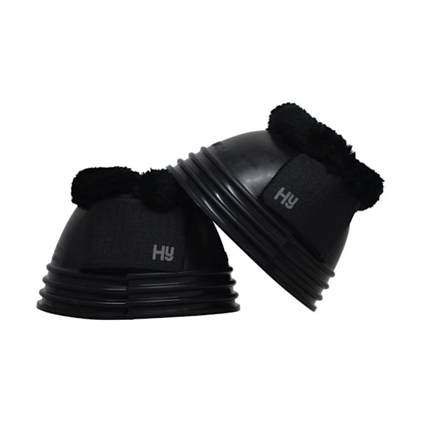 HyIMPACT Ringed Fleece Topped Over Reach Boots (Ett par) XL Bl Black XL