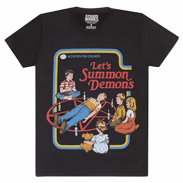 Steven Rhodes Unisex Vuxen Låt Oss Frammana Demoner T-Shirt XL Svart Black XL